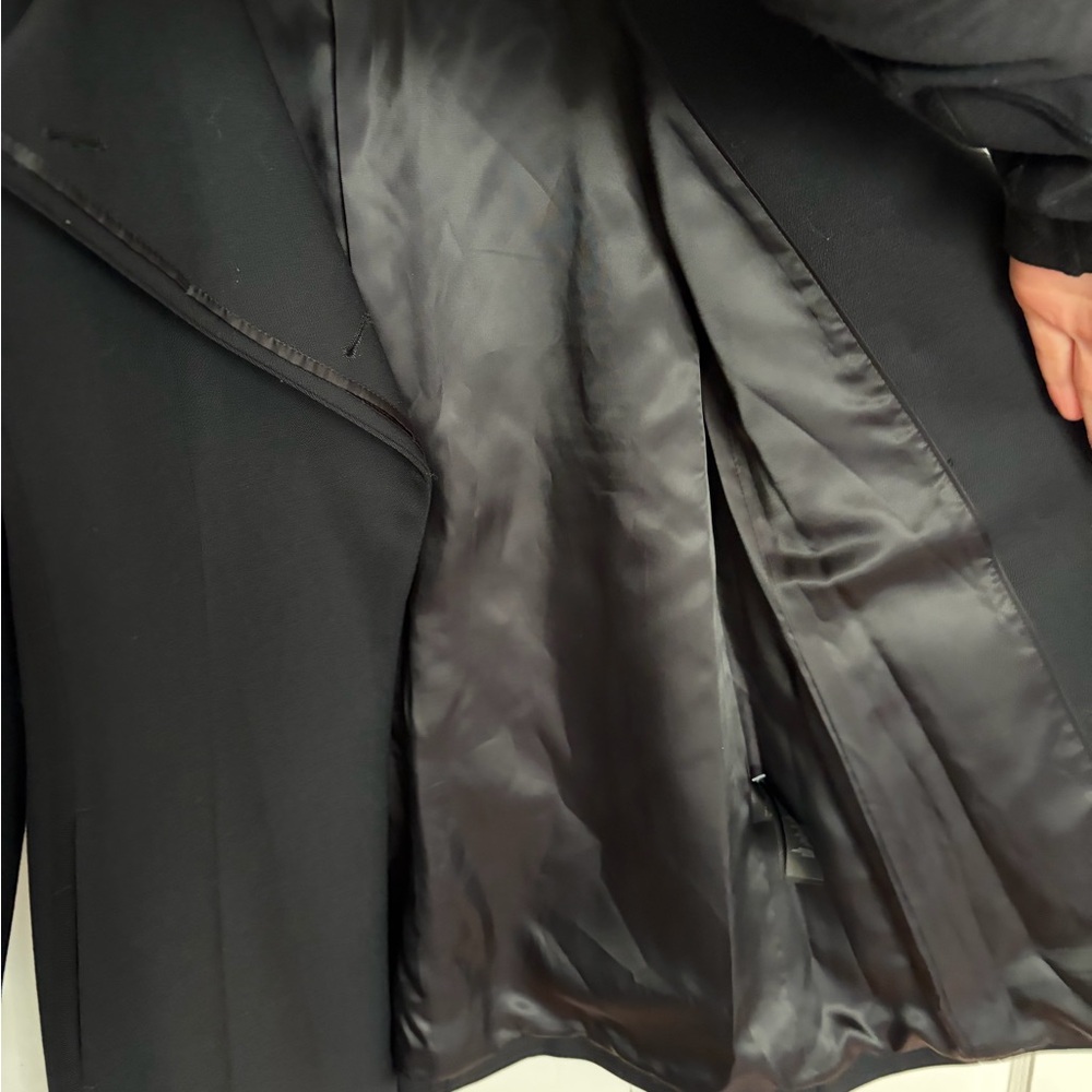 Reiss Luca Wrap Front Jacket 4 - Picture 9 of 15